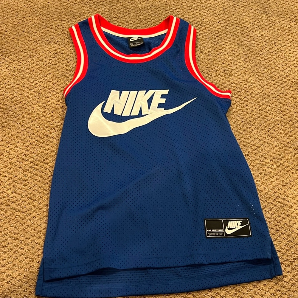 Men’s Blue Nike Basketball Jersey/Tanktop